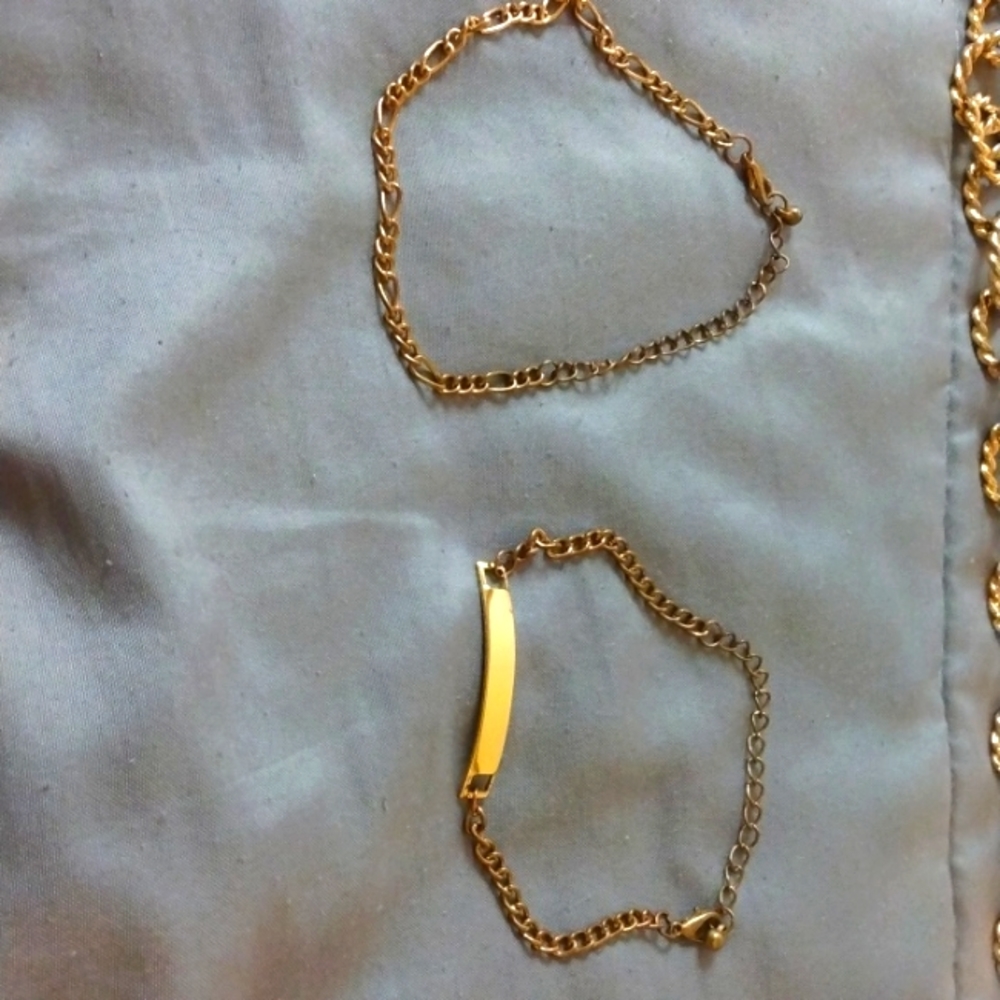 2pc Gold Bracelet